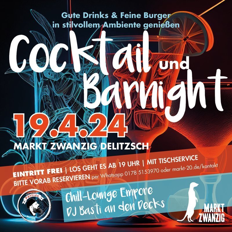 Cocktail und Barnight